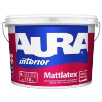 Краска водно-дисперсионная Aura Interior Mattlatex моющаяся прозрачная основа TR 9 л