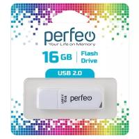 USB флешка Perfeo 16GB C10 White