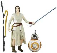 Фигурка Hasbro Star Wars The Black Series Rey Jakku and BB-8 №2 (Хасбро Звездные войны Черная серия Рей Джакку и ББ-8 №2, 15 см)