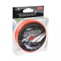 Плетеный шнур Mikado NIHONTO FINE BRAID 0,18 orange (150 м) - 14,40 кг. Z19O-018