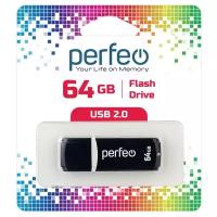 USB флешка Perfeo USB 64GB C02 Black