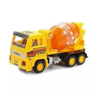 Машинка ABtoys 89002A-2 1:18, 9.3 см, желтый