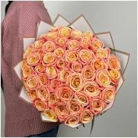 Букет моно из 51 розы Miss Piggy Букет AR0361 ALMOND ROSES