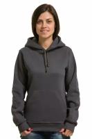 Магазин Толстовок - Oxford gray Color Hoodie Woman Classic Женская стальная толстовка худи классическая 320гр/м.кв, M-42-44-Woman-(Женский)