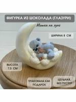 Фигурка из шоколадной глазури. Мишка на луне