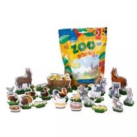 Набор Leader Toys Домашние животные №2 - 54 предмета ZOO PARTY, деревянные