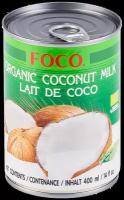 Молоко кокосовое FOCO Органическое 10-12% 10.2%, 400 г