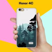 Силиконовый чехол на Honor 4C Лес / для Хонор 4Ц