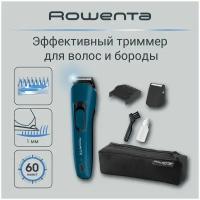 Триммер Rowenta Jungle TN8908F0 черный/бирюзовый (1830007795)