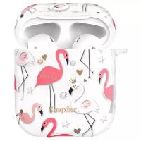 Чехол Kingxbar Flamingo для Apple Airpods Crown