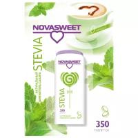 NOVASWEET Заменитель сахара Stevia таблетки, 21 г, 100 мл, 350 шт. в уп