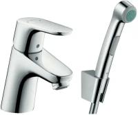 Смеситель для раковины с гигиеническим душем Hansgrohe Focus E2 31926000