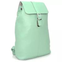 Кожаный рюкзак женский зеленый Natalia Kalinovskaya «Ментоловый»
