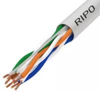 Кабель витая пара для локальной сети LAN UTP4 CAT5E 24AWG Cu RIPO 50 метров 001-112012/50