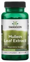 Swanson Mullein Leaf Extract Standardized 250 мг 60 капсул (Swanson)