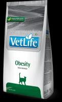 FARMINA Vet Life CAT Obesity Сухой корм д/кошек Диета (при ожирении)