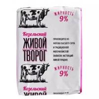 Козельский молочный завод Творог живой 9%, 200 г