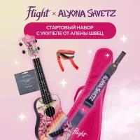 FLIGHT ALYONA SHVETZ PACK 7- подарочный набор с укулеле сопрано