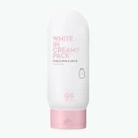 Осветляющая маска для лица и тела с молочными протеинами White In Creamy Pack, 200мл, G9SKIN, 8809211653232