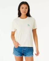 Футболка; Ж; THE TROPICS RELAXED TEE; цвет 3021 BONE; размер S