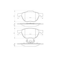 Колодки тормозные передние Bosch 0986495215, 4 шт