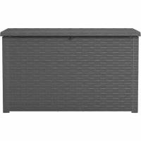 Пластиковый сундук Keter Java Rattan 850 л graphite