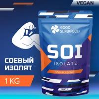 Протеин GOOD SUPERFOOD, Изолят соевого белка, 1000 гр, протеин для похудения и набора мышечной массы