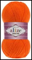 Пряжа Alize Cotton Gold, 55 % хлопок, 45 % акрил, 100 г, 330 м, 1 шт., 37 оранжевый 330 м