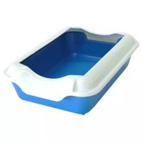 Туалет-лоток для кошек HOMECAT (37смх27смх11,5см) синий