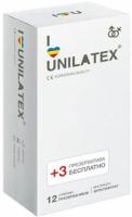 27511 Unilatex Multifruits. Презервативы ароматизированные. Упаковка по 12+3 шт.в подарок