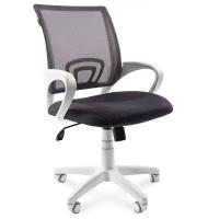 Кресло Chairman 696 белый пластик TW-12/TW-04 серый N