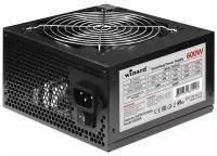 Блок питания Winard 600W (600WA12) ATX, 12cm fan, 20+4pin CPU (4+4), 4*SATA, 3*IDE, PCI-E (6+2), черный RET