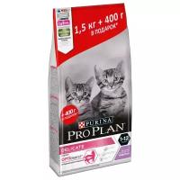 Корм для котят Purina Pro Plan Delicate с индейкой 1.9 кг