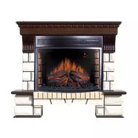 Электрический электрический камин Royal Flame Pierre Luxe + Panoramic 25 темный дуб