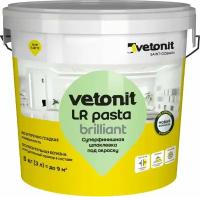 Vetonit Шпаклевка суперфинишная под окраску и обоиLR Pasta Brilliant 5 кг 1024529