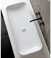 Накладная раковина в ванную Azzurra Elegance ELLG090400S0BI/(ESO90 bi)*0