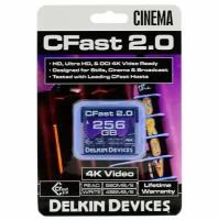 Карта памяти Delkin Devices Cinema CFast 2.0 256GB 560X 4K Video