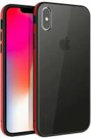 Чехол Uniq Valencia Clear для iPhone XS Max, красный