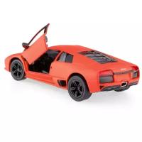 Детская игрушечная коллекционная металическая модель машинки игрушки Kinsmart "Lamborghini матовые(Aventador LP700-4/Murcielago LP640/Veneno) оранжев 1:3