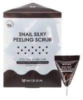 MIZON SNAIL SILKY PEELING SCRUB Пилинг-скраб с муцином улитки