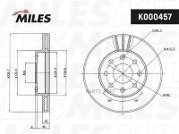 Диск тормозной передний Chevrolet Lanos Daewoo Nexia Espero R13 Miles K000457