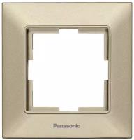 Рамка Panasonic Arkedia Slim WNTF08012BR-RU декоративная 1x пластик бронза (упак.:1шт)