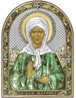Икона Святая Матрона Московская 6402 (C / CT), 6.2х8.4 см