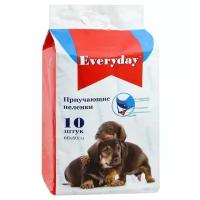 EVERYDAY Впитывающие пеленки для животных (гелевые) 10шт 60х60см 56493, 0,250 кг