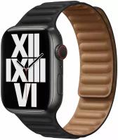 Ремешок Apple Leather Link Midnight S/M для Apple Watch 42-44-45-49mm ML813ZM/A