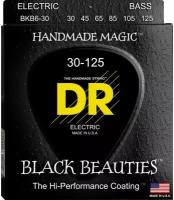 Струны для бас-гитары DR Strings Black Beauty BKB6-30, сталь