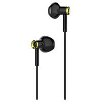 Наушники M47 Canorous wire control earphones with microphone, черные