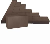 Плитка тротуарная клинкерная Мюнхен 200х100х50 мм коричневая