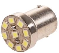 SKYWAY S08201356 Автолампа диод T18(R10W) 12V 9 SMD Блистер с цоколем 1-конт Белая SKYWAY компл. 2 шт. Габариты, стопы, повороты