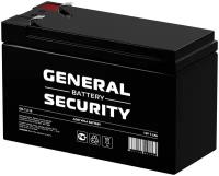 Аккумулятор General Security GSL 7.2-12 (12В, 7.2Ач / 12V, 7.2Ah / вывод F2